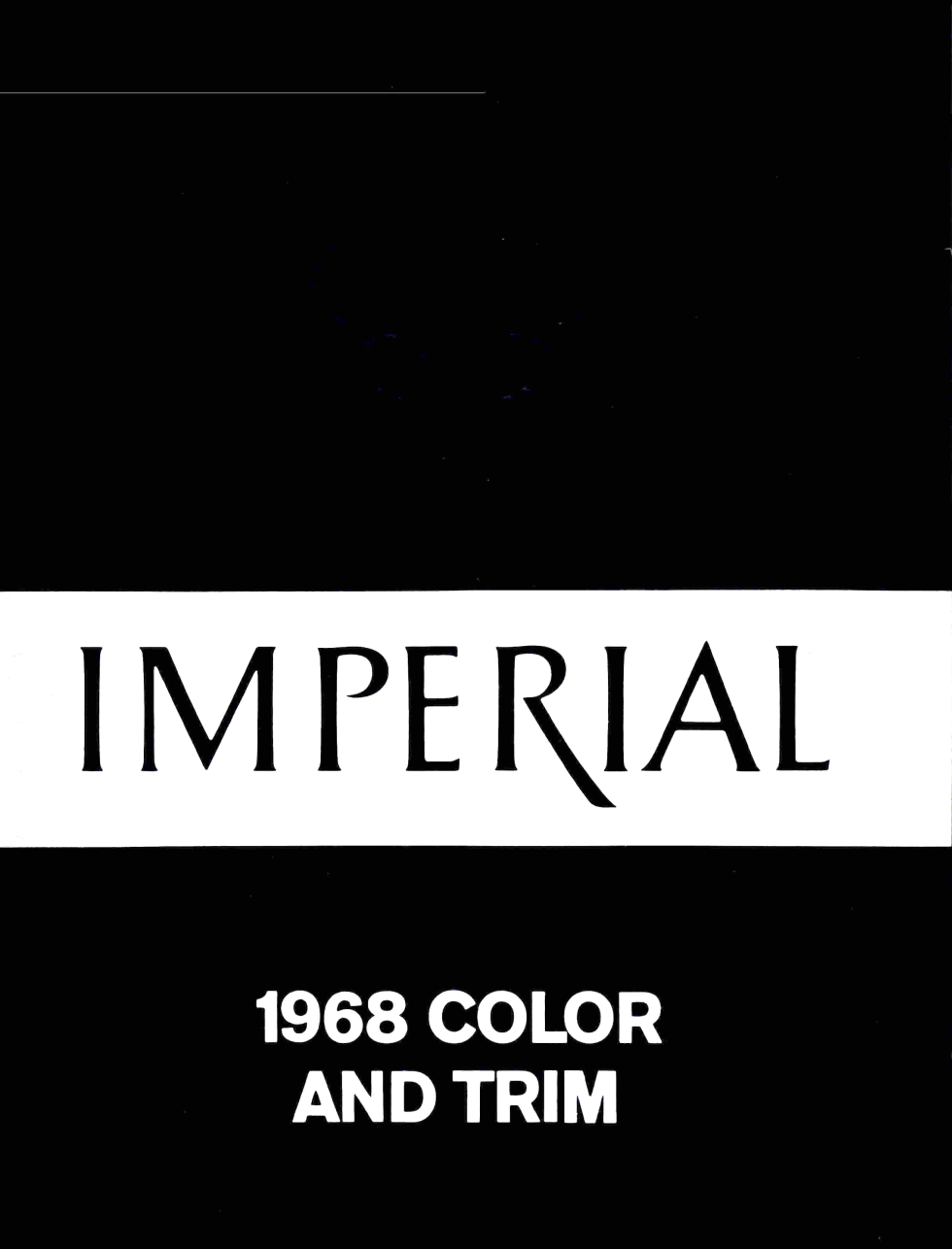 1968 Chrysler Imperial Color Trim Folder Page 4